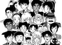 名侦探柯南漫画100卷纪念，青山手绘16人全家福，猜猜画了谁？