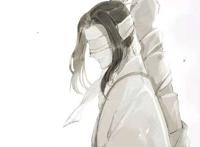 古风动漫情侣头像，橘色和蓝色，这是最明亮的颜色！