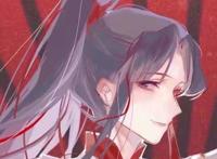 古风动漫情侣头像，橘色和蓝色，这是最明亮的颜色！