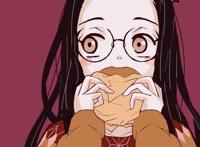 鬼灭之刃情头，善逸表情超宠溺，蛇恋对望超有爱，读者：磕到糖了