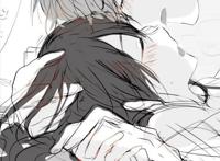 情侣头像：黑白色系动漫情头cpdd