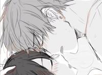 情侣头像：黑白色系动漫情头cpdd