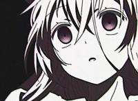 招桃花的温柔动漫黑白女生头像