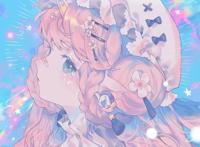 好看的动漫女生头像｜我将日落诉于你