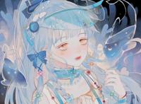 好看的动漫女生头像｜我将日落诉于你