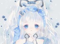 好看的动漫女生头像｜我将日落诉于你