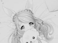 铅笔手绘系列女生动漫头像来了，快来收藏吧