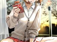 学长，请收下我的巧克力！分享一组P站动漫女生头像