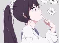 动漫女生头像：半途而废不好，所以我建议你喜欢我到老