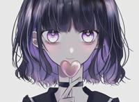 简约动漫二次元男女情侣头像