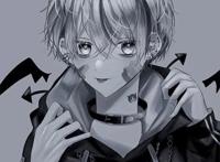 简约动漫二次元男女情侣头像