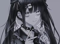 简约动漫二次元男女情侣头像