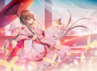 动漫女生头像：整个世界你在就好，余生只望岁月静好