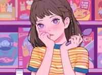 动漫女生三人闺蜜头像