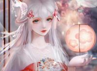 动漫女生头像：最是那一低头的温柔，像一朵水莲花不胜凉风的娇羞