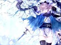 动漫女生头像：南风未起念你成疾