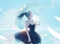 动漫女生头像：把爱你的心伪装起来，希望你能够和她幸福