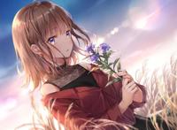 唯美动漫女生头像：希望好心情每天照常营业烦心事永久打烊