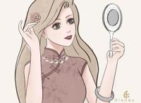 复古风动漫女生闺蜜头像