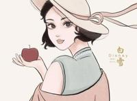 复古风动漫女生闺蜜头像