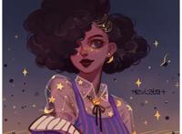 高冷霸气御姐风的潮酷元素动漫女生头像