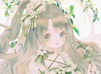 绿色系小清新可爱女生头像