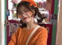 第482期｜女生头像：1119橙色系阳光女孩女生头像