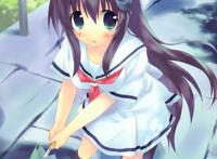 动漫头像：漂亮的女生，你笑一下，我的心就跟着你跳一下！