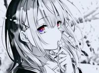 暗黑系动漫女头像