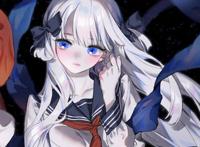 精美动漫女生头像“在这个冬天的开端，我按下了关于你的消除键”