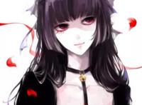 暗黑动漫二次元女生头像壁纸：没有你的世界，毁了也无所谓