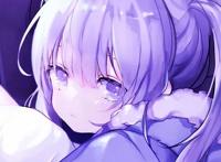 紫色系的二次元少女头像，分享给大家