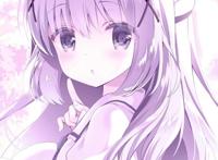 紫色系的二次元少女头像，分享给大家