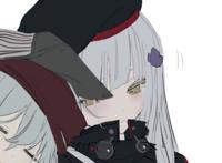 暗黑系二次元小仙女闺蜜头像，相视而笑，莫逆于心！