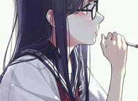 唯美二次元小仙女动漫头像，青山不及你眉长，水清不似你目澈