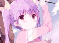 可爱动漫女生头像：我的眼睛很好看，因为眼睛里面都是你