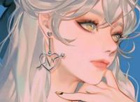 藏匿星空的温柔动漫女生头像