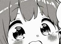 超级奈斯的黑白漫画风女生头像