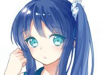 二次元动漫头像：拥有“蓝色”头发的女生，走到哪都受欢迎！