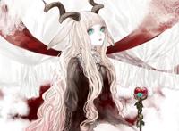 黑暗系二次元动漫女生头像：俏丽的侧影，虏获了某人的心