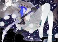 黑暗系二次元动漫女生头像：俏丽的侧影，虏获了某人的心