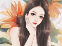 精致女生头像，美好的季节，唯美的手绘漫画头像