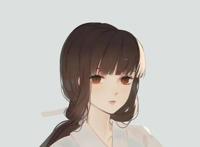 唯美古风二次元动漫女生头像：情不敢至深，恐大梦一场！
