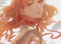 动漫头像：活泼开朗的美少女，对未来充满了希望！