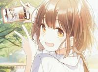 动漫头像：害羞女生系列，听说这类女生不太会表达自己心里的话！