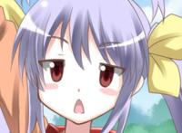 动漫美图欣赏：紫色系列女生头像，呆萌可爱的二次元美少女！