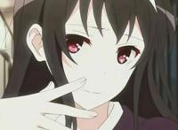 女生动漫头像.春暖花开不及你回眸一笑