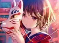 动漫头像：暗黑系女生头像