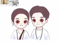 手绘头像女可爱卡通简单大眼睛卡通手绘动漫女生头像手绘头像女