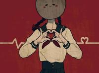 动漫女生头像：少女的心思，是草莓味的吧~